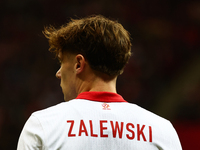 Nicola Zalewski of Poland during UEFA Nations League football match Poland - Croatia at National Stadium in Warsaw, Poland on October 15, 20...