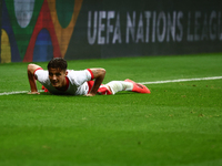 Kacper Urbanski of Poland during UEFA Nations League football match Poland - Croatia at National Stadium in Warsaw, Poland on October 15, 20...