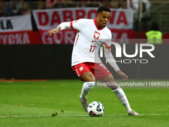 Michael Ameyaw of Poland during UEFA Nations League football match Poland - Croatia at National Stadium in Warsaw, Poland on October 15, 202...