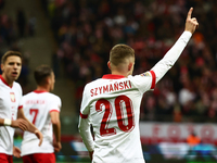 Sebastian Szymanski of Poland during UEFA Nations League football match Poland - Croatia at National Stadium in Warsaw, Poland on October 15...