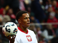 Michael Ameyaw of Poland during UEFA Nations League football match Poland - Croatia at National Stadium in Warsaw, Poland on October 15, 202...