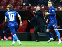 Michal Probierz coach of Poland team team during UEFA Nations League football match Poland - Croatia at National Stadium in Warsaw, Poland o...