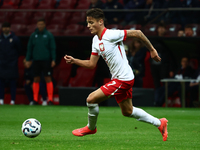 Kacper Urbanski of Poland during UEFA Nations League football match Poland - Croatia at National Stadium in Warsaw, Poland on October 15, 20...