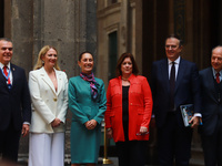 From left to right, President of the Business Coordinating Council (CCE) Francisco Alberto Cervantes Diaz, Executive Director of Mexico Paci...