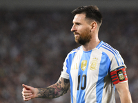 Lionel Messi of Argentina plays during a match between Argentina and Bolivia at Estadio Mas Monumental Antonio Vespucio Liberti in Buenos Ai...