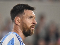 Lionel Messi of Argentina plays during a match between Argentina and Bolivia at Estadio Mas Monumental Antonio Vespucio Liberti in Buenos Ai...