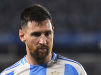 Lionel Messi of Argentina plays during a match between Argentina and Bolivia at Estadio Mas Monumental Antonio Vespucio Liberti in Buenos Ai...