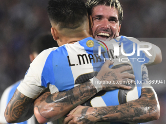 During a match between Argentina and Bolivia at Estadio Mas Monumental Antonio Vespucio Liberti in Buenos Aires, Argentina, on October 15, (