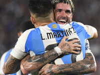 During a match between Argentina and Bolivia at Estadio Mas Monumental Antonio Vespucio Liberti in Buenos Aires, Argentina, on October 15, (