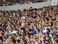 Fans of Argentina during a match between Argentina and Bolivia at Estadio Mas Monumental Antonio Vespucio Liberti in Buenos Aires, Argentina...