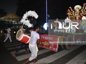 Biswa Bangla award-winning idols of Hindu Goddess Durga mark the recognition by UNESCO of Durga Puja as an 'Intangible Cultural Heritage of...