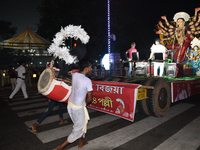 Biswa Bangla award-winning idols of Hindu Goddess Durga mark the recognition by UNESCO of Durga Puja as an 'Intangible Cultural Heritage of...