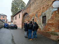 The street of the house of the femicide in Solero, Italy, on October 16, 2024, of the professor Patrizia Russo by the hand of her husband Gi...