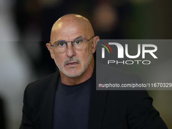 Luis de la Fuente head coach of Spain prior the UEFA Nations League 2024/25 League A Group A4 match between Spain and Serbia at Estadio Nuev...