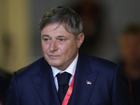 Dragan Stojkovic head coach of Serbia during the UEFA Nations League 2024/25 League A Group A4 match between Spain and Serbia at Estadio Nue...