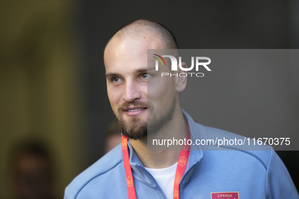 Predrag Rajkovic goalkeeper of Serbia and Al-Ittihad Club during the UEFA Nations League 2024/25 League A Group A4 match between Spain and S...