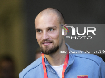 Predrag Rajkovic goalkeeper of Serbia and Al-Ittihad Club during the UEFA Nations League 2024/25 League A Group A4 match between Spain and S...