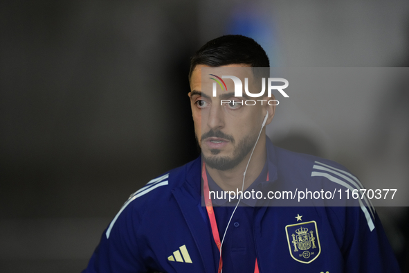 Joselu centre-forward of Spain and Al-Gharafa SC during the UEFA Nations League 2024/25 League A Group A4 match between Spain and Serbia at...