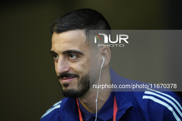 Joselu centre-forward of Spain and Al-Gharafa SC during the UEFA Nations League 2024/25 League A Group A4 match between Spain and Serbia at...