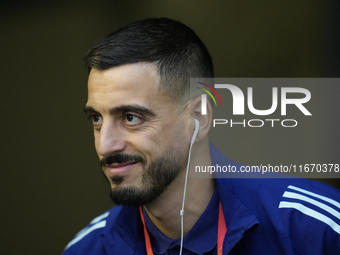 Joselu centre-forward of Spain and Al-Gharafa SC during the UEFA Nations League 2024/25 League A Group A4 match between Spain and Serbia at...