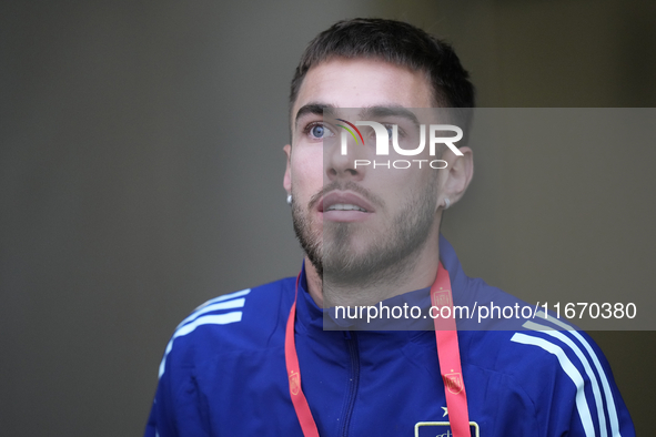 Oscar Mingueza right-back of Spain and Celta de Vigo during the UEFA Nations League 2024/25 League A Group A4 match between Spain and Serbia...