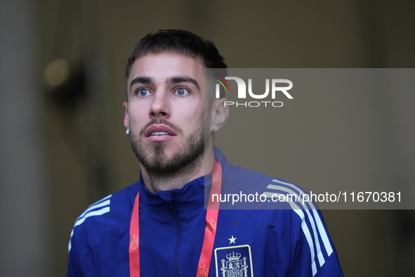 Oscar Mingueza right-back of Spain and Celta de Vigo during the UEFA Nations League 2024/25 League A Group A4 match between Spain and Serbia...