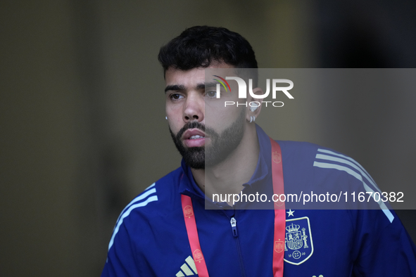 David Raya goalkeeper of Spain and Arsenal FC during the UEFA Nations League 2024/25 League A Group A4 match between Spain and Serbia at Est...