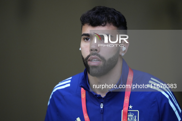 David Raya goalkeeper of Spain and Arsenal FC during the UEFA Nations League 2024/25 League A Group A4 match between Spain and Serbia at Est...