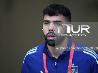 David Raya goalkeeper of Spain and Arsenal FC during the UEFA Nations League 2024/25 League A Group A4 match between Spain and Serbia at Est...