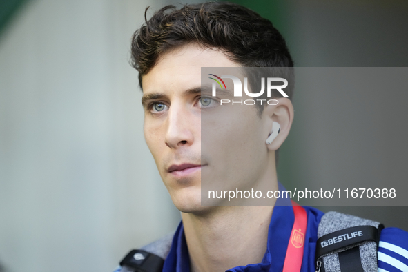 Pau Torres centre-back of Spain and Aston Villa during the UEFA Nations League 2024/25 League A Group A4 match between Spain and Serbia at E...