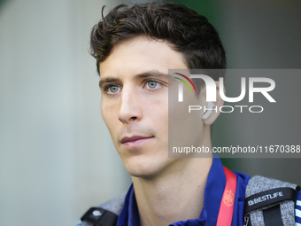 Pau Torres centre-back of Spain and Aston Villa during the UEFA Nations League 2024/25 League A Group A4 match between Spain and Serbia at E...