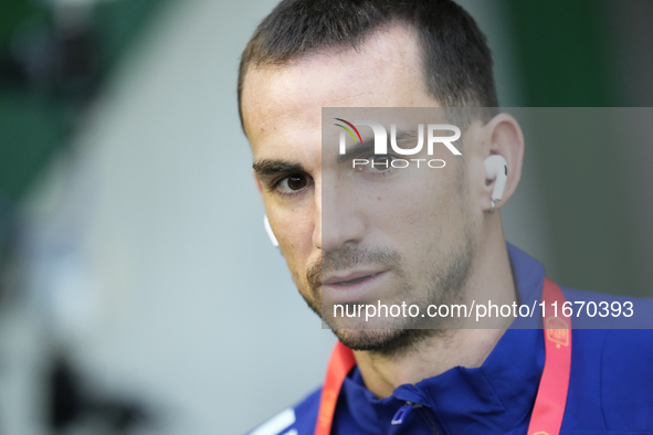 Fabian Ruiz of Spain and central midfield of Spain and Paris Saint-Germain during the UEFA Nations League 2024/25 League A Group A4 match be...