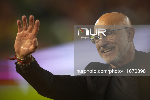 Luis de la Fuente head coach of Spain prior the UEFA Nations League 2024/25 League A Group A4 match between Spain and Serbia at Estadio Nuev...