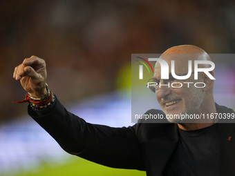 Luis de la Fuente head coach of Spain prior the UEFA Nations League 2024/25 League A Group A4 match between Spain and Serbia at Estadio Nuev...