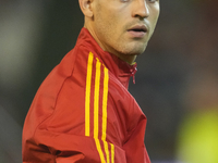 Alvaro Morata centre-forward of Spain and AC Milan during the UEFA Nations League 2024/25 League A Group A4 match between Spain and Serbia a...