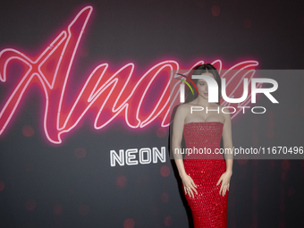 Mikey Madison attends the ''Anora'' New York premiere at Regal Times Square in New York, USA, on October 15, 2024. (