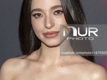 Mikey Madison attends the ''Anora'' New York premiere at Regal Times Square in New York, USA, on October 15, 2024. (