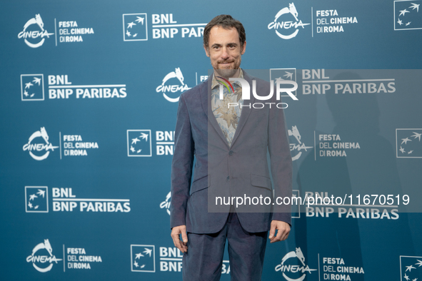 Elio Germano attends the ''Berlinguer - The Great Ambition'' (Berlinguer - La grande ambizione) photocall during the 18th Rome Film Festival...