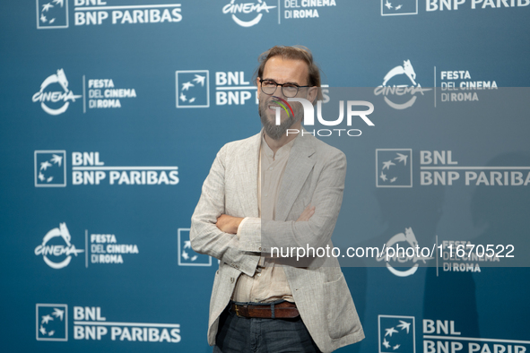 Andrea Segre attends the ''Berlinguer - The Great Ambition'' (Berlinguer - La grande ambizione) photocall during the 18th Rome Film Festival...