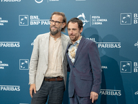 Elio Germano and Andrea Segre attend the ''Berlinguer - The Great Ambition'' (Berlinguer - La grande ambizione) photocall during the 18th Ro...