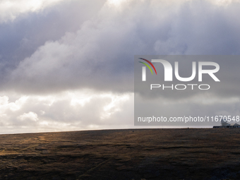 A radar station in North Cape, Norway on September 27, 2024. Nordkapp or North Cape is considered the northernmost point in Europe and one o...