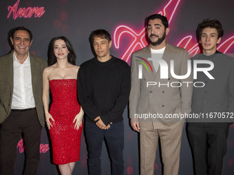 Karren Karagulian, Mikey Madison, Sean Baker, Vache Tovmasyan, and Mark Eydelshteyn attend the ''Anora'' New York premiere at Regal Times Sq...