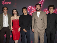 Karren Karagulian, Mikey Madison, Sean Baker, Vache Tovmasyan, and Mark Eydelshteyn attend the ''Anora'' New York premiere at Regal Times Sq...