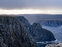 A general view of the fjords in North Cape, Norway,  on September 27, 2024. Nordkapp or North Cape is considered the northernmost point in E...