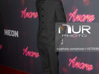 Mark Eydelshteyn attends the ''Anora'' New York premiere at Regal Times Square in New York, USA, on October 15, 2024. (