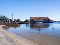 A general view of Kristiansand, Norway on September 13, 2024. Kristiansand is a city and municipality in Agder county, Norway. The city is t...