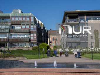 A general view of Kristiansand, Norway on September 13, 2024. Kristiansand is a city and municipality in Agder county, Norway. The city is t...