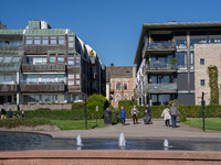 A general view of Kristiansand, Norway on September 13, 2024. Kristiansand is a city and municipality in Agder county, Norway. The city is t...