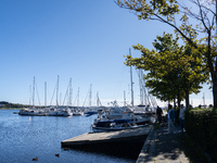 A general view of Kristiansand, Norway on September 13, 2024. Kristiansand is a city and municipality in Agder county, Norway. The city is t...