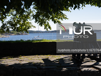 A general view of the Kristiansand fortress in Kristiansand, Norway on September 13, 2024. Kristiansand fortress was finished in 1672 and fo...